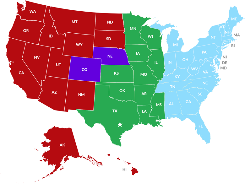 Territories Map